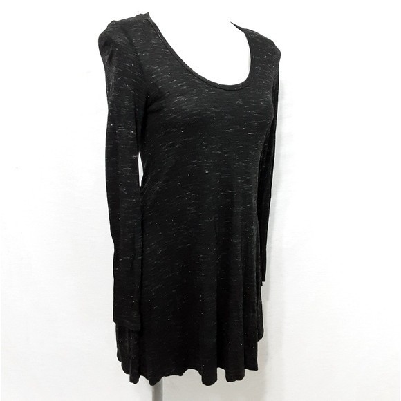 Anthropologie Dolan XS Tunic Dress Long Sleeve Boho Lounge Casual Soft Stretch - Picture 3 of 5